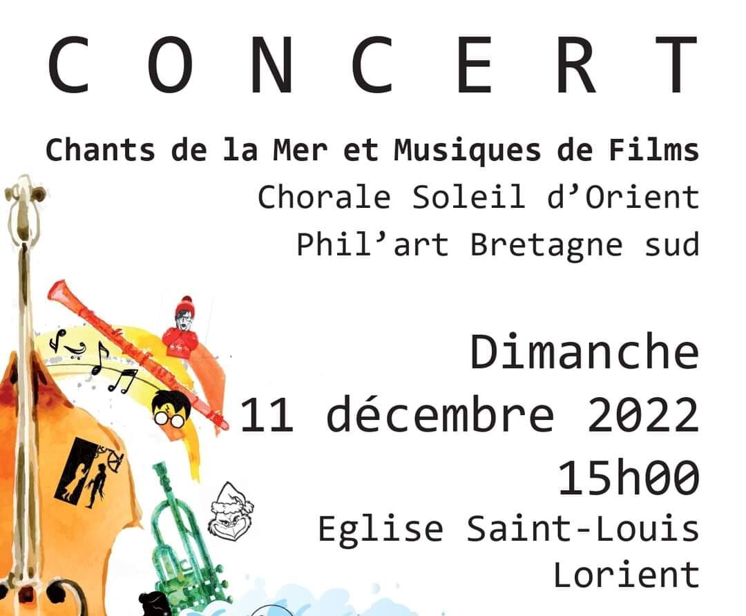 Concert et chorale de Noël le 11 décembre
