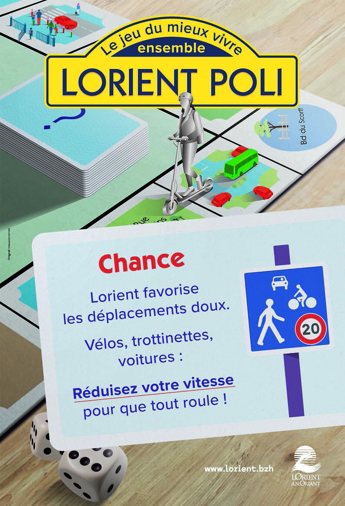Lorient Poli - zones de rencontres, 20 Km/h pour tous ! 
