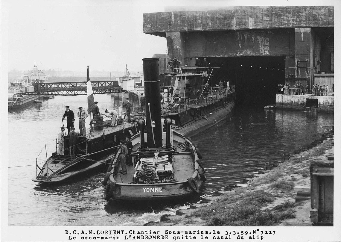 Chantier sous-marin de Lorient - 1959