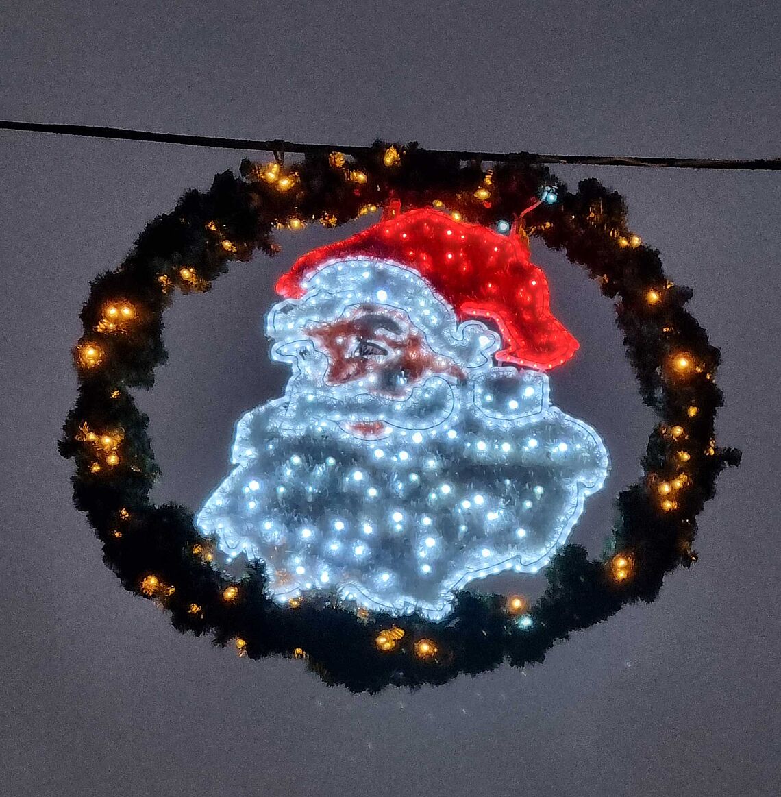 Père Noël illuminé
