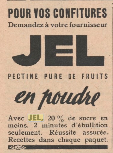 JEL  - publicité 1947