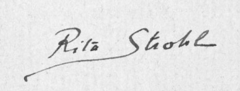 Signature de Rita Strohl - image BNF