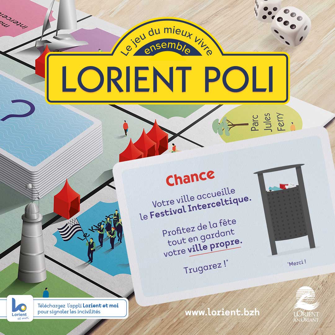 Lancement de la campagne Lorient Poli pendant le Festival interceltique 2022