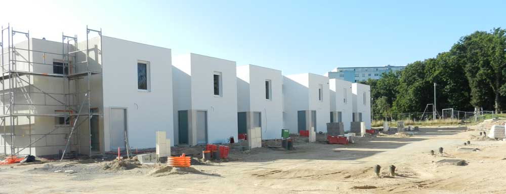 Construction de 11 pavillons en location