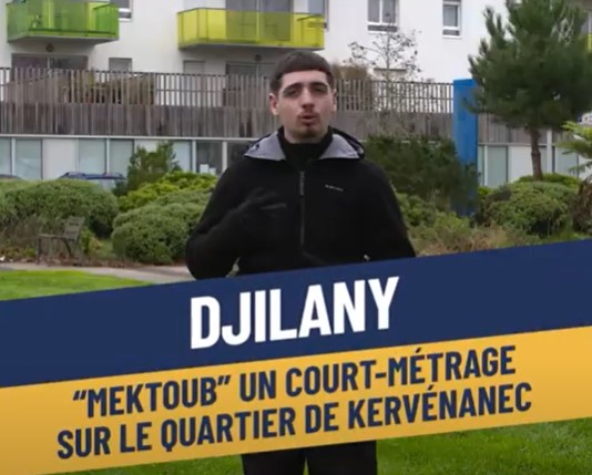 Dijlany Le Corre avec son court-métrage "Mektoub", talent de l'année 2021. Cliquez !