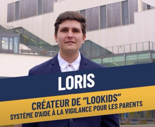 Loris Prabel, talent de l'année 2021 de Lorient avec Lookids. Cliquez !